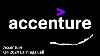 Accenture NYSE ACN  Q4 2024 Earnings Call [upl. by Bethanne631]