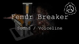 Femur Breaker  Sound  Voiceline with Subtitles  SCP  Containment Breach v1311 [upl. by Nadab]