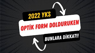 YKSde Optik Form Nasıl Doldurulur [upl. by Mroz340]