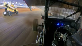 ONBOARD Kraig Kinser World of Outlaws Sprint Cars Bristol Motor Speedway April 29 2022 [upl. by Aneeb335]