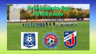 FK HAJDUK VELJKO NEGOTIN  GFK JAGODINA 04 00 Prva pionirska liga FSRIS 2425 6kolo [upl. by Gen]