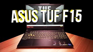 Asus TUF F15 Unboxing Review Cutdown RTX 4070 10 Game Benchmarks Display Thermals Fan Noise [upl. by Clevie700]