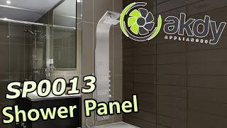 AKDY Shower Panel SP0013 Product Showcase [upl. by Wolfy]