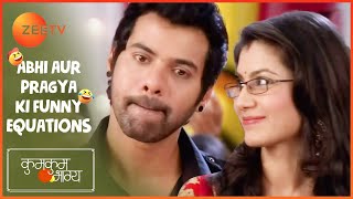 Pragya ने पी लिया Abhi के हाथ से पानी  Kumkum Bhagya  Abhi aur Pragya ki Funny Equations  Zee TV [upl. by Niboc]