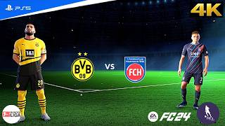 FC 24  Borussia Dortmund vs Heidenheim  Bundes Liga 2425 Full Match  PS5™4K [upl. by Nueovas744]