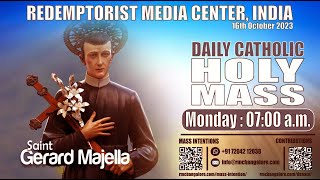 Catholic Holy Mass  16th October 2023 Monday  Feast of St Gerard Majella [upl. by Ahselat107]