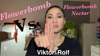 Viktor amp Rolf Flowerbomb VS Nectar Comparison amp Review [upl. by Notreb]