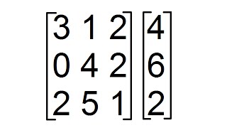 Multiplicación de Matrices de Orden 3x3 y 3x1 Producto de Matrices [upl. by Moia]