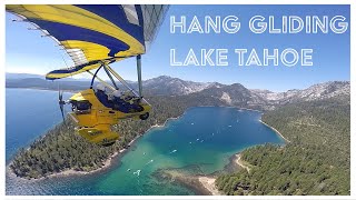 Learning To Fly a Powered Hang Glider  Hang Gliding Lake Tahoe [upl. by Hubie431]