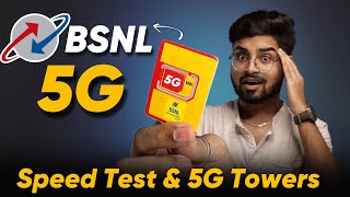 BSNL 5G Speed Test amp Launch Date in India  New 5G SIM Cards   5G Networks [upl. by Aynat314]