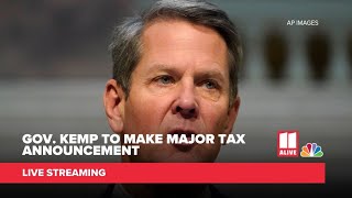 Watch Live Gov Kemp announces tax relief rebates for Georgians [upl. by Strong136]