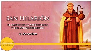 ✝️ El Santo Del Día De Hoy 21 De Octubre ✝️ San Hilarión ✝️​​ difundiendolapalabra [upl. by Edaj]