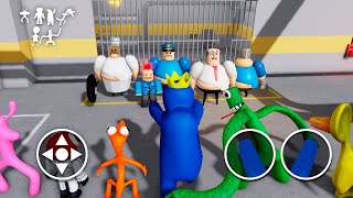 ALL RAINBOW FRIENDS SPEED RUN 2 SCARY OBBY BARRYS PRISON RUN GREAT SCHOOL [upl. by Lamb]