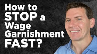 How to Stop a Wage Garnishment Fast [upl. by Notxap]