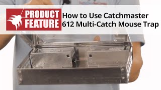 How to Use the Catchmaster 612 MultiCatch Mouse Trap [upl. by Bouchard229]