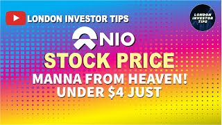 NIO stock price Manna from heaven Under 4 just [upl. by Akemrej106]