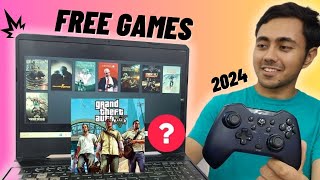 Gaming Websites to Download Games for PCLaptop  GTA 5 2024 [upl. by Rudie]