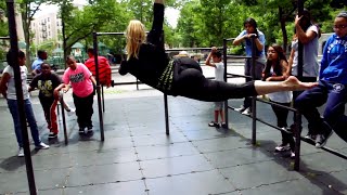 Oona Kivela Street Workout NYC [upl. by Fuhrman871]