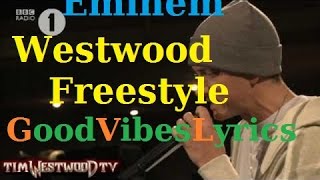 Eminem  Freestyle Tim Westwood Traduction Française [upl. by Schlosser]