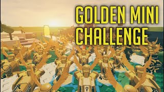 Golden Minigun Challenge  Tower Defense Simulator  ROBLOX [upl. by Ermeena]