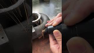 Part 333 Electric spark cold welding repair casting pore repair welding😱 [upl. by Feodor]