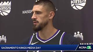 The Sacramento Kings are holding a Media Day for the 20242025 season [upl. by Anitsrik805]