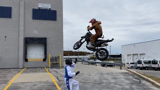 Spooky Stunts 2020 Milwaukee Supermoto Ride [upl. by Merci]