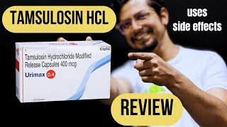 Tamsulosin hydrochloride modified release 04 mg uses in Hindi  Doses uses side effects [upl. by Earased]