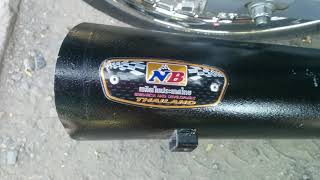 NB chicken pipe on Suzuki Smash 115 [upl. by Nihcas960]