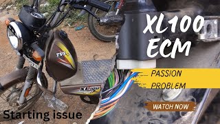 TVS XL100  starting issue starting complaint ECU [upl. by Nahpos]