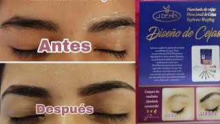 Como hacer un planchado de cejas paso a paso [upl. by Donnell]