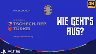 Tschechien  Türkei EURO 2024 ⚽️ I 3 Spieltag der Gruppe F 🏆 Das Orakelspiel Deutsch 4K [upl. by Kimmy]