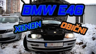 BMW E46 ugradnja xenon farova [upl. by Desdamona690]