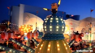 HD Night Time Silly Swirly Ridethrough  Super Silly Fun Land  Universal Studios Hollywood [upl. by Lemart]