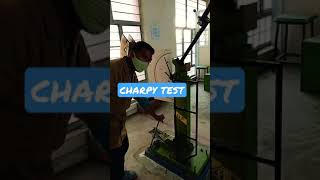 CHARPY AND IZOD IMPACT TEST IN MECHANICAL ENGINEERING LABORATORY [upl. by Arratal]