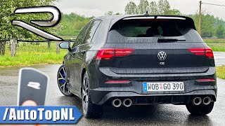 VW Golf R MK8 REVIEW on AUTOBAHN NO SPEED LIMIT by AutoTopNL [upl. by Onidranreb191]