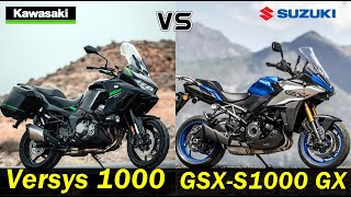 Kawasaki Versys 1000 vs Suzuki GSXS1000 GX  Comparison TM [upl. by Ettenirt]