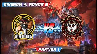 Heroes Lounge Ronda 6 Div 4 Für Rum und Ähre VS Pandamonium Parte 1 [upl. by Eneleh]