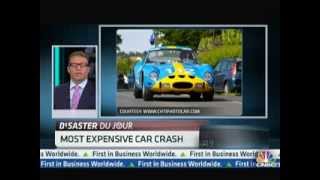 CNBC  MOST EXPENSIVE CAR CRASH  FERRARI 250 GTO  GTO TOUR 2012 [upl. by Troy]