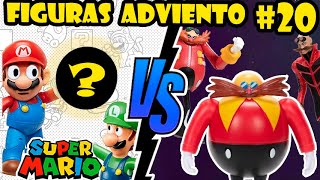 DIA 20 Eggman Clasico vs Item de Mario Sonic MARIO UNBOXING Figuras Sorpresas Calendario Adviento [upl. by Annabella]