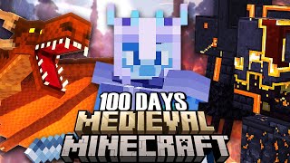 I Survived 100 Days in Medieval Minecraft FULL MOVIE [upl. by Gehman]