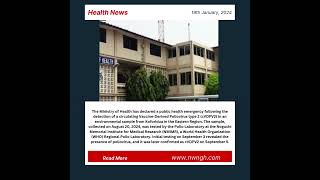 Ministry of Health Declares Public Health Emergency Over Polio Detection Ministry of Health news [upl. by Nitsraek]