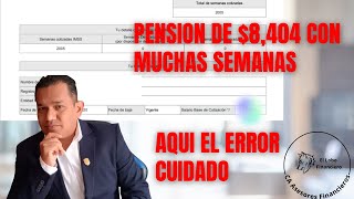 Pension minima con muchas semanas 😢😢 cuidate de este error [upl. by Acirretahs]