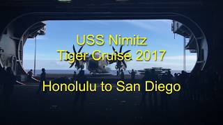 USS NimitzTigerCruise2017 [upl. by Artina57]