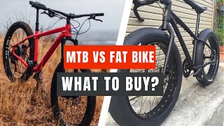 Fat Bike Vs MTB Bike  Which Cycle Best For Cycling  Ask Me Anything Episode 1 [upl. by Nasus102]