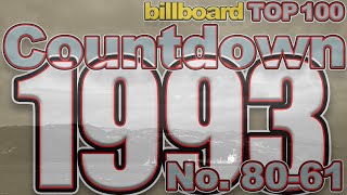 1993 Billboard Top 100 Countdown 080061 [upl. by Haleemak]