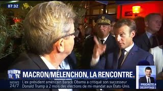 MacronMélenchon la rencontre [upl. by Waterman]