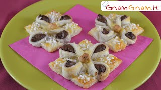 Fiori alla nutella  I tutorial di Gnam Gnam [upl. by Urbani]