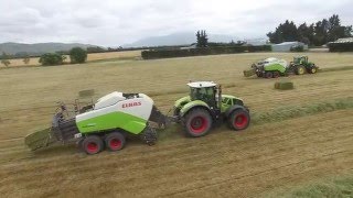 CarrFields Contracting 2016  Silage NZ [upl. by Kezer]