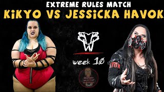 KIKYO VS JESSICKA HAVOK EXTREME RULES MATCH BBW WEEK 10 5924 [upl. by Ritchie]